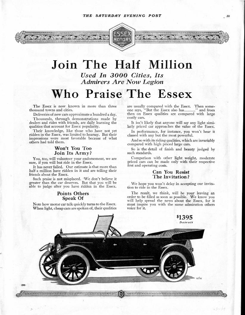 1919 Essex 1